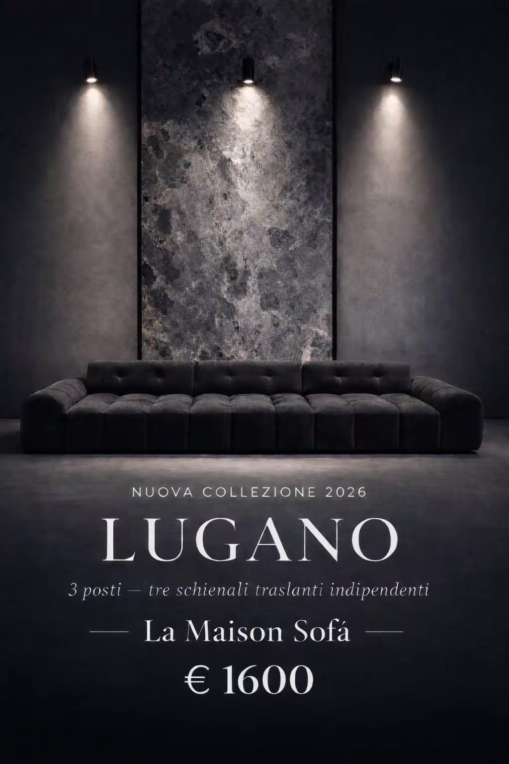 OFFERTA Modello LUGANO 3 posti PROMOZIONE TERMINATA