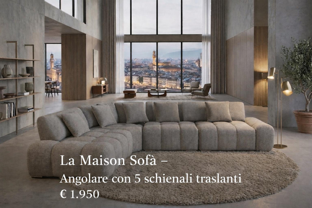OFFERTA Modello LUGANO 4 schienali traslanti PROMOZIONE TERMINATA
