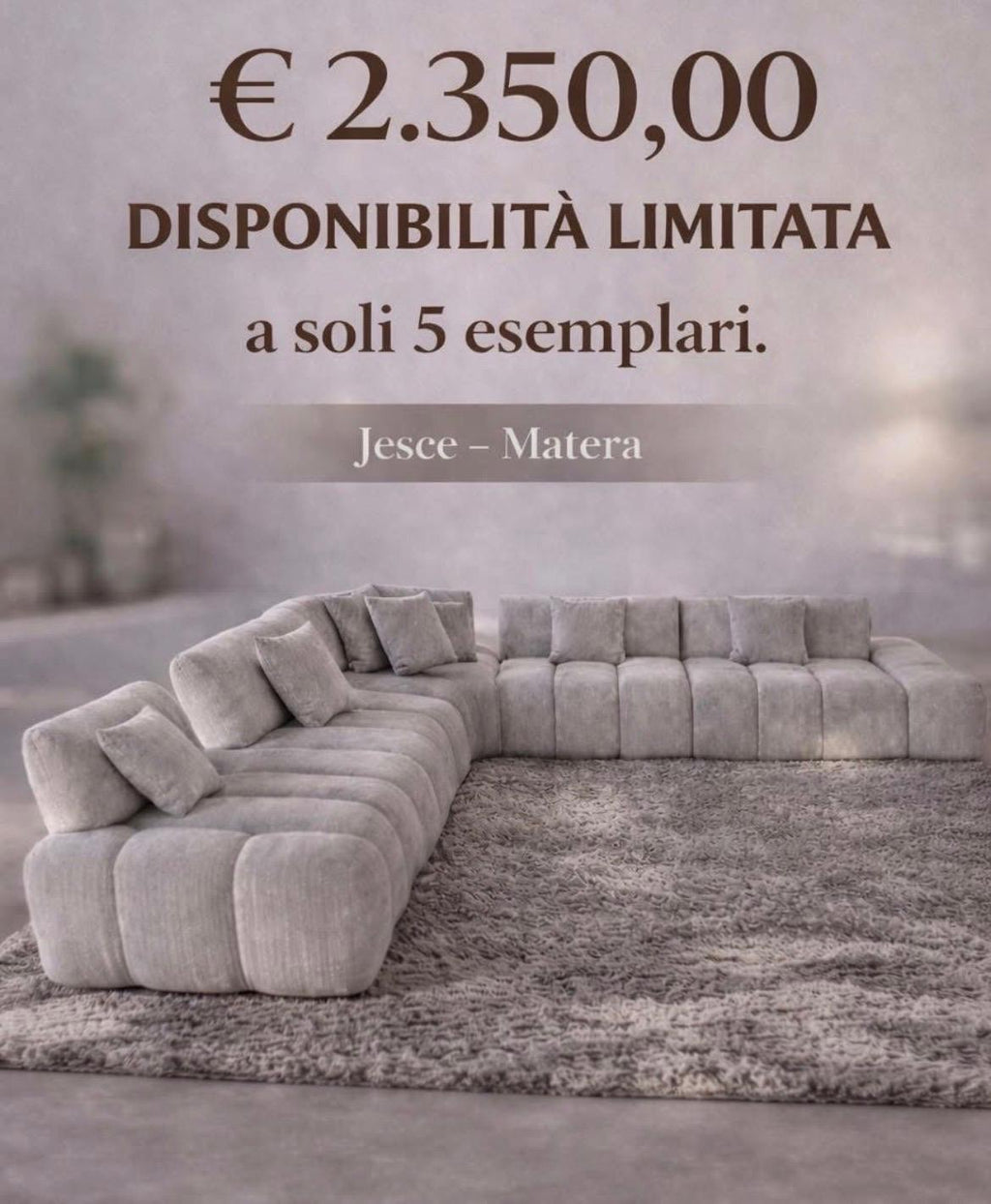 OFFERTA Modello LUGANO 5 schienali traslanti