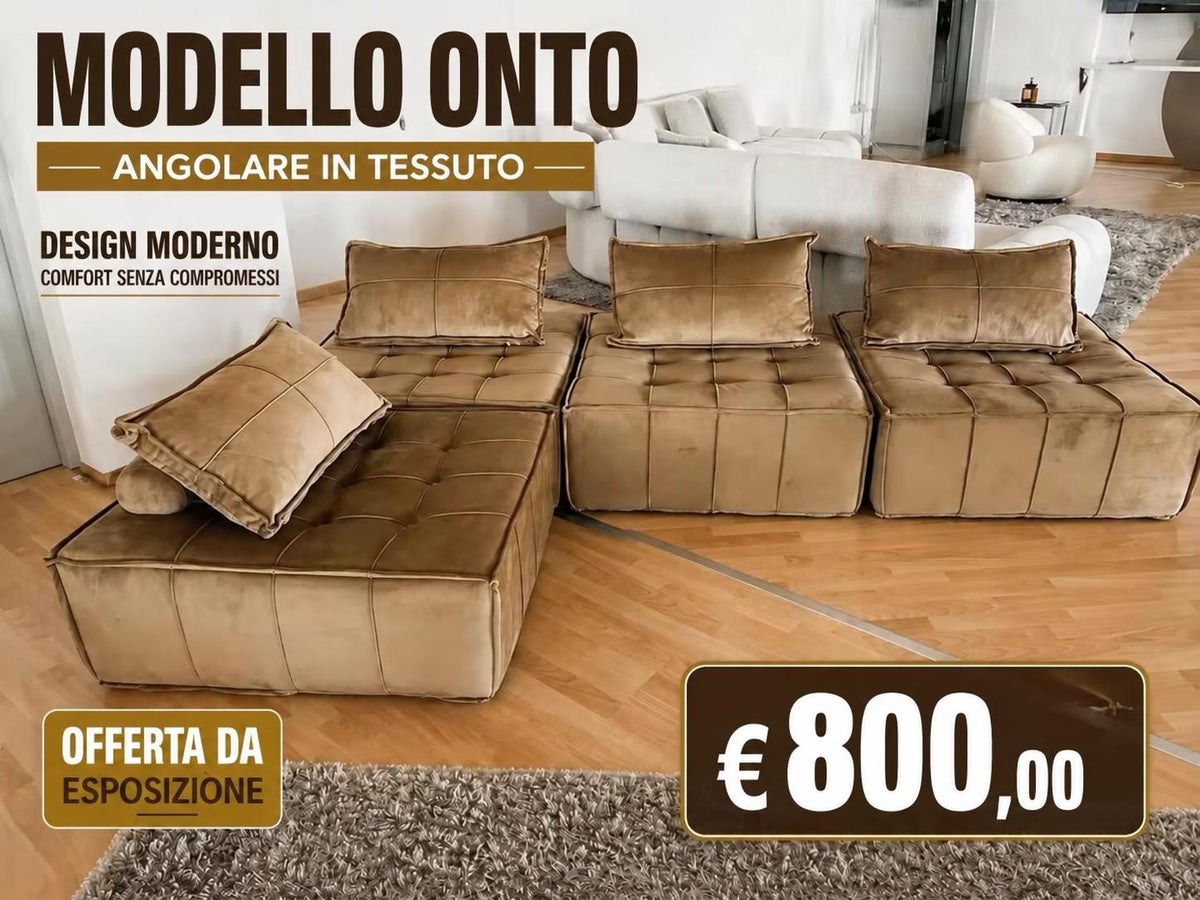 OFFERTA Modello ONTO angolare in tessuto da ESPOSIZIONE | La Maison Sofà Matera