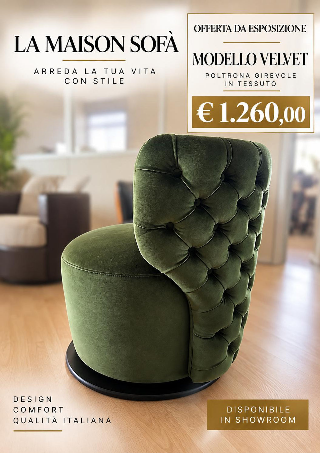 OFFERTA POLTRONE – DA ESPOSIZIONE